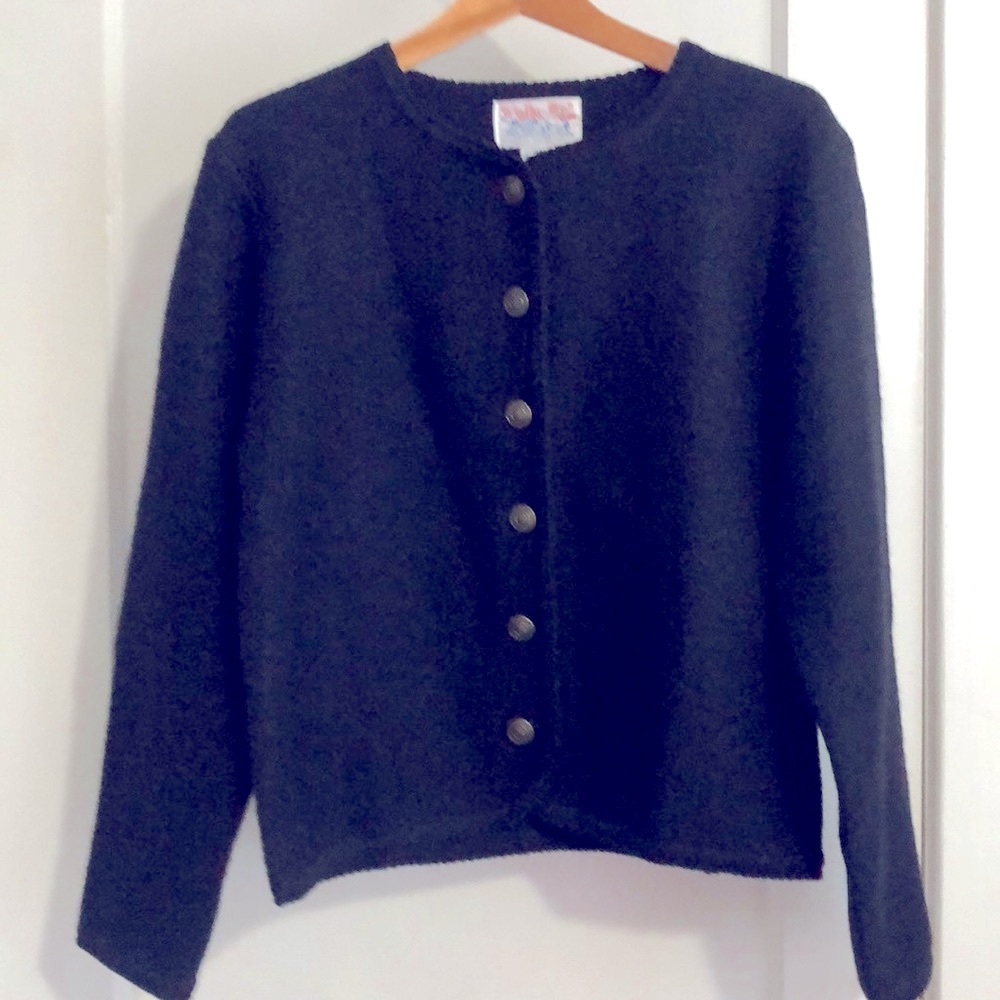 Tally Ho Women’s Boiled Wool Sweater Jacket New